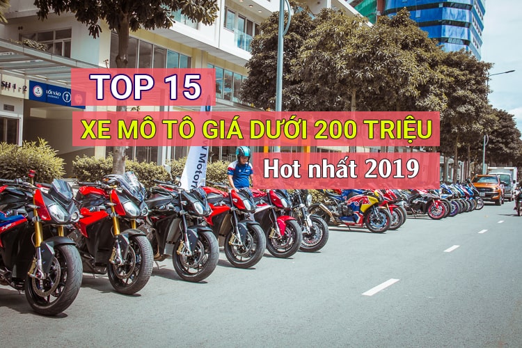 TOP 15+ mẫu xe mô tô giá dưới 200 triệu hot nhất năm 2021
